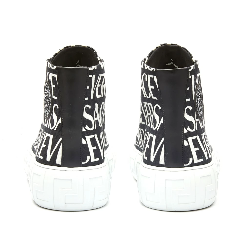 Versace Monogam High Top Sneaker 3 Versace Monogam High Top Sneaker - Image 3