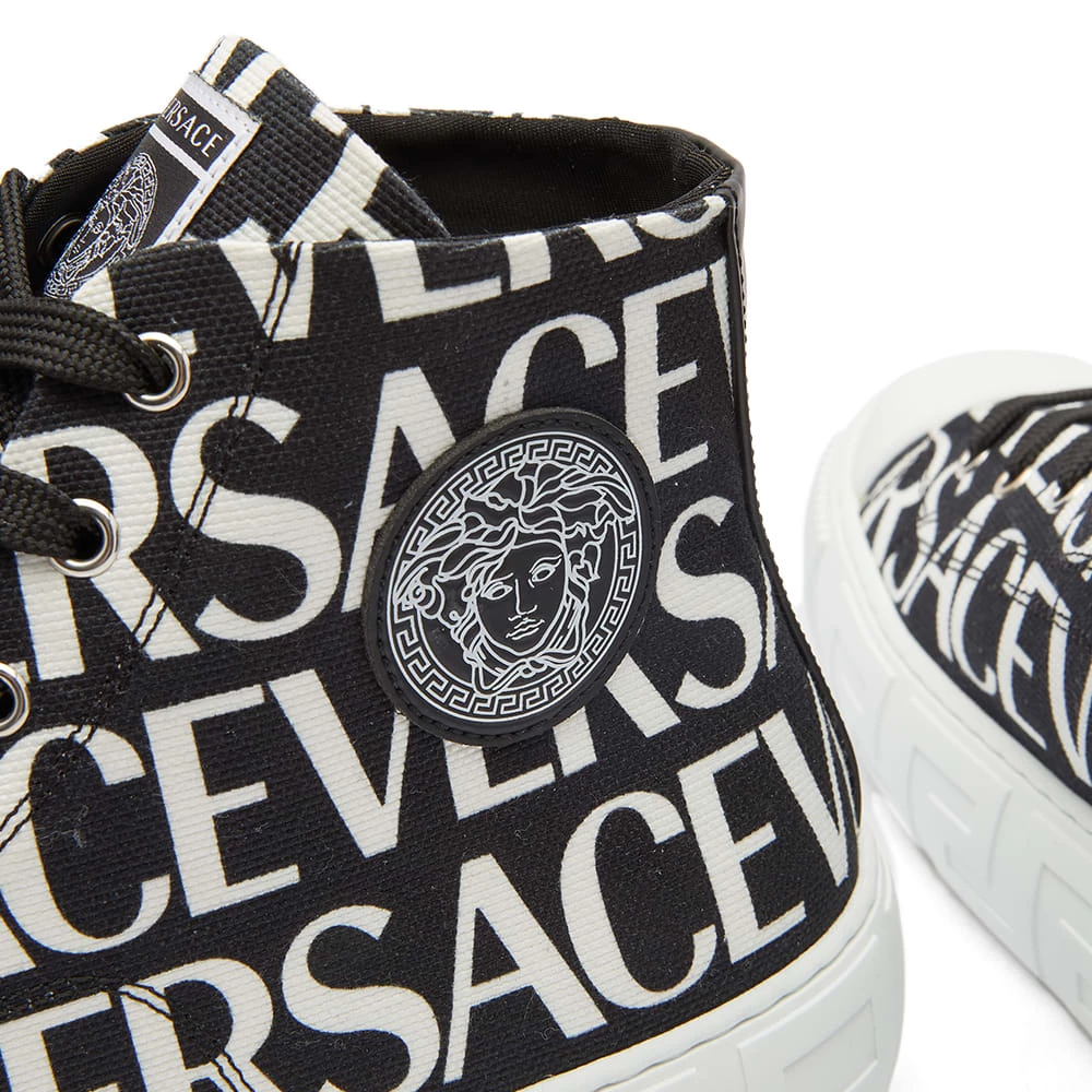 Versace Monogam High Top Sneaker 4 Versace Monogam High Top Sneaker - Image 4