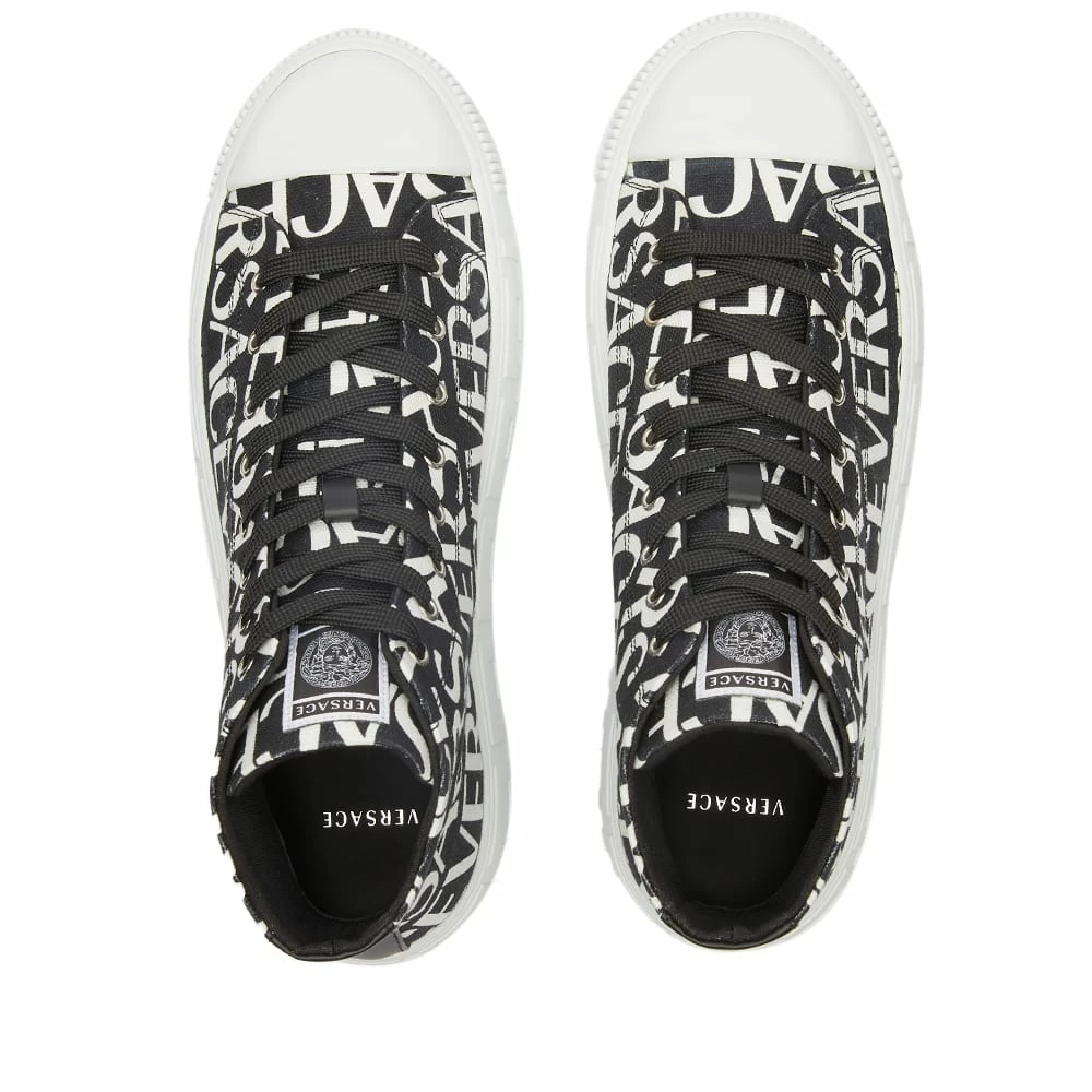 Versace Monogam High Top Sneaker 5 Versace Monogam High Top Sneaker - Image 5