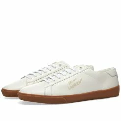 Saint Laurent SL06 Court Leather Signature Sneaker