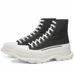 Alexander McQueen Tread Slick Canvas High Top Logo Sneaker