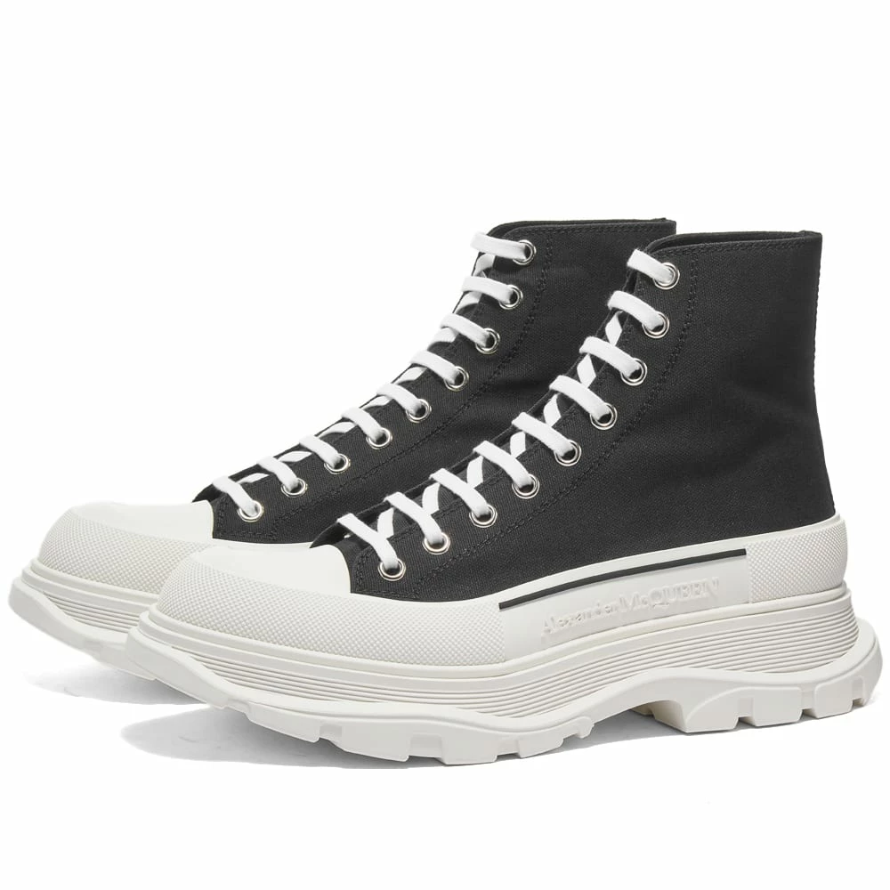 Alexander McQueen Tread Slick Canvas High Top Logo Sneaker 1 Alexander McQueen Tread Slick Canvas High Top Logo Sneaker