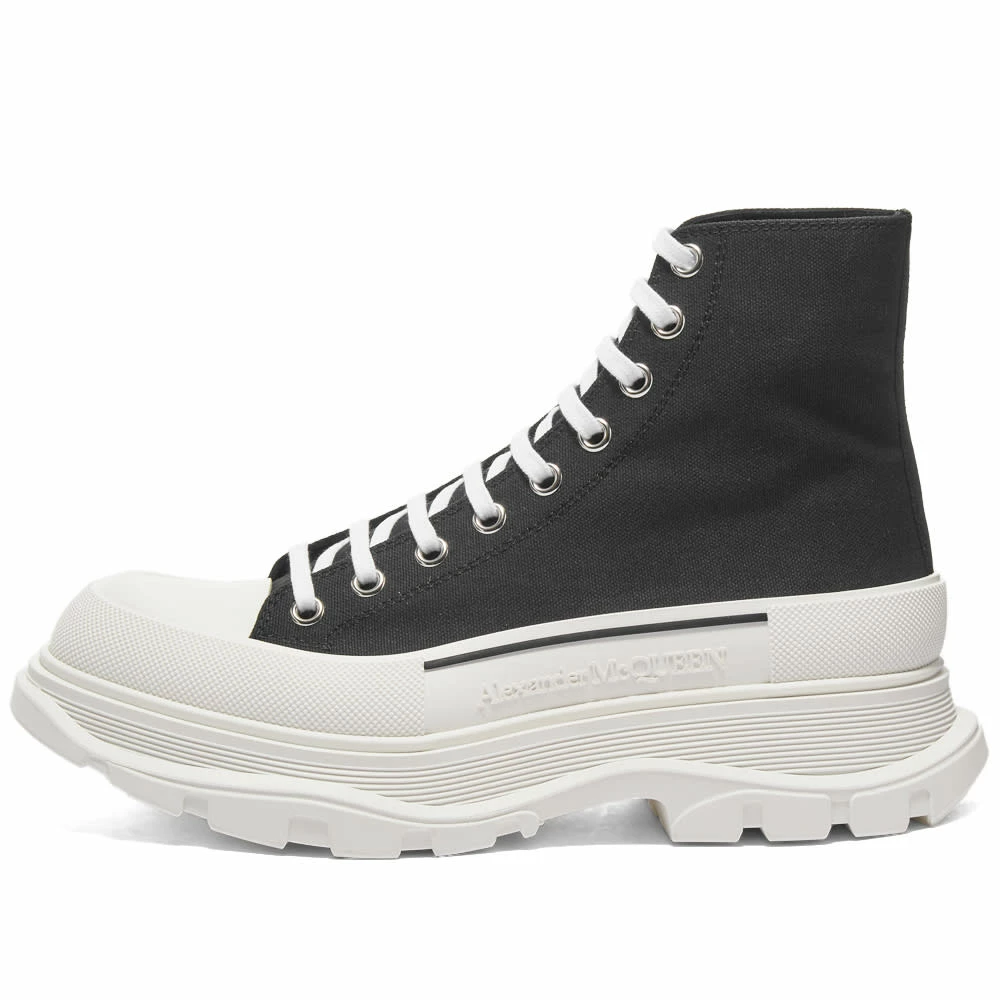 Alexander McQueen Tread Slick Canvas High Top Logo Sneaker 2 Alexander McQueen Tread Slick Canvas High Top Logo Sneaker - Image 2