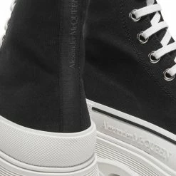 Alexander McQueen Tread Slick Canvas High Top Logo Sneaker 9 Alexander McQueen Tread Slick Canvas High Top Logo Sneaker -Luxury Sneakers Shop 02 12 2021 AJ 604254W4MV2 1070 4 1