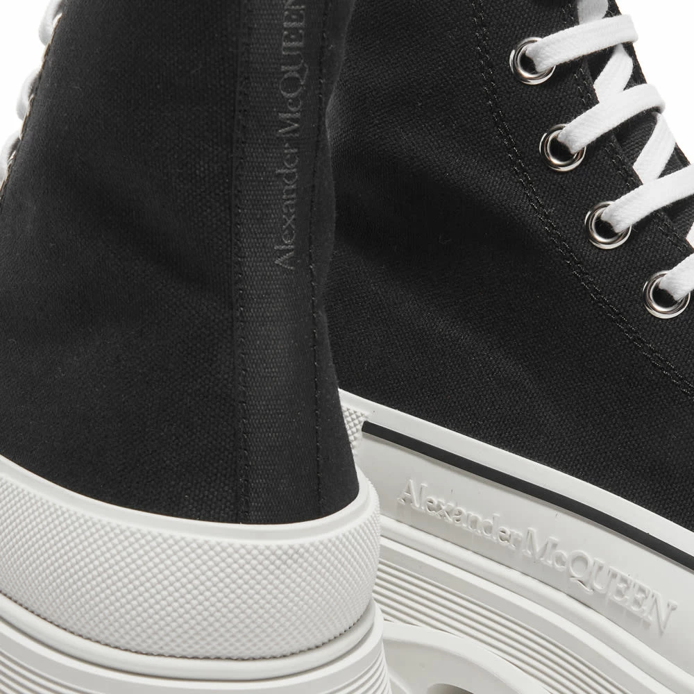 Alexander McQueen Tread Slick Canvas High Top Logo Sneaker 4 Alexander McQueen Tread Slick Canvas High Top Logo Sneaker - Image 4