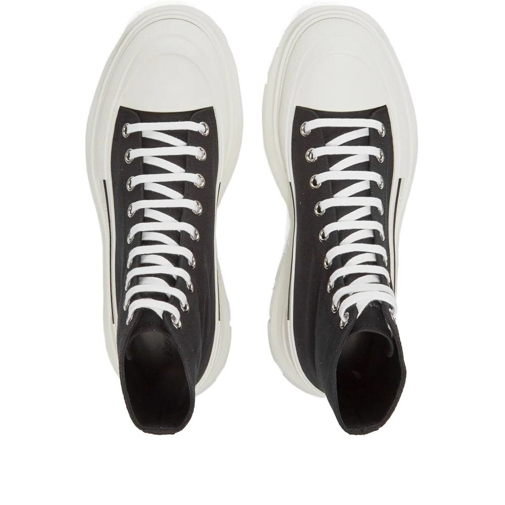 Alexander McQueen Tread Slick Canvas High Top Logo Sneaker 5 Alexander McQueen Tread Slick Canvas High Top Logo Sneaker - Image 5