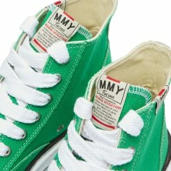 Maison MIHARA YASUHIRO Peterson High Original Sole Canvas Sneaker -Luxury Sneakers Shop 03 01 2023 mg a01fw701 grn 4
