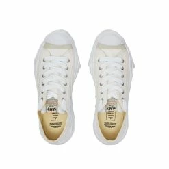 Maison MIHARA YASUHIRO Hank Low Original Sole Toe Cap Canvas Sneaker 9 Maison MIHARA YASUHIRO Hank Low Original Sole Toe Cap Canvas Sneaker -Luxury Sneakers Shop 03 01 2023 mw a05fw702 wht 4