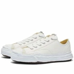Maison MIHARA YASUHIRO Hank Low Original Sole Toe Cap Canvas Sneaker