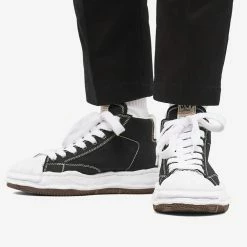 Maison MIHARA YASUHIRO Blakey Original Hi Sneaker 11 Maison MIHARA YASUHIRO Blakey Original Hi Sneaker -Luxury Sneakers Shop 03 02 2023 JA A08FW736 BK m9 1