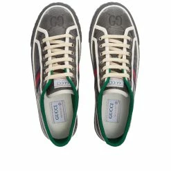 Gucci Tennis 1977 Vintage Web Sneaker -Luxury Sneakers Shop 05 01 2021 LL 628709 H9H70 1161 5 1