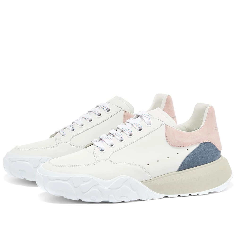 Alexander McQueen Mixed Panel Court Sneaker 1 Alexander McQueen Mixed Panel Court Sneaker