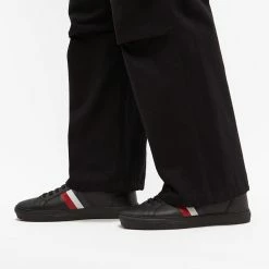 Moncler New Monaco Tricolour Band Cupsole Sneaker 11 Moncler New Monaco Tricolour Band Cupsole Sneaker -Luxury Sneakers Shop 05 07 2022 LL 4M002 70 01A9A 999 m6 1