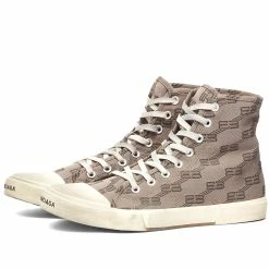 Balenciaga Paris High All-Over Logo Canvas Sneaker
