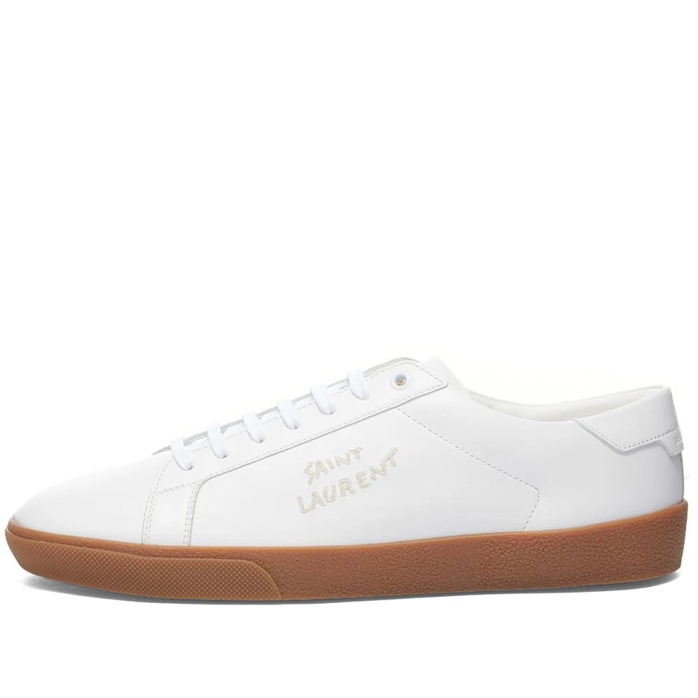 Saint Laurent SL-06 Court Leather Signature Sneaker 2 Saint Laurent SL-06 Court Leather Signature Sneaker - Image 2