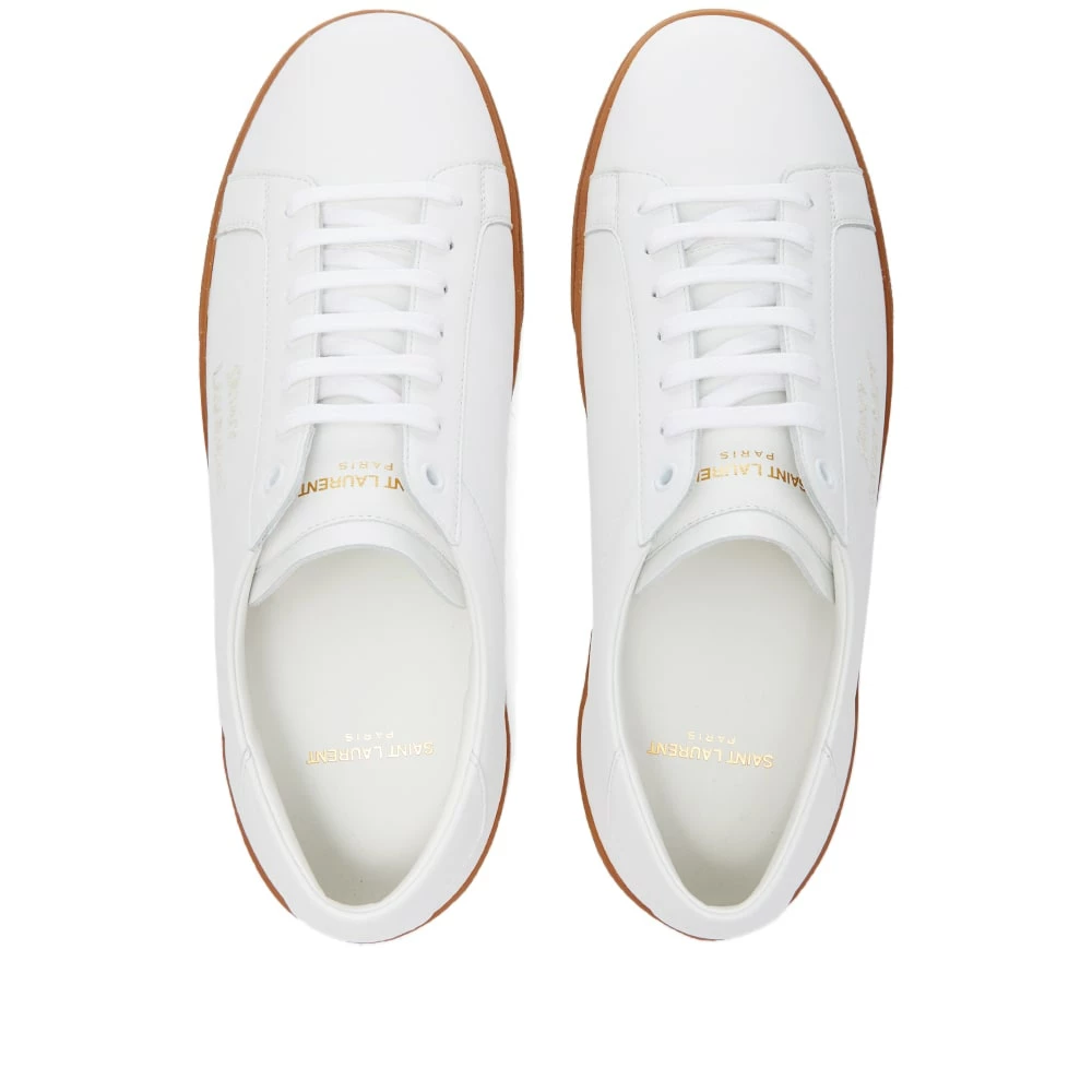 Saint Laurent SL-06 Court Leather Signature Sneaker 5 Saint Laurent SL-06 Court Leather Signature Sneaker - Image 5
