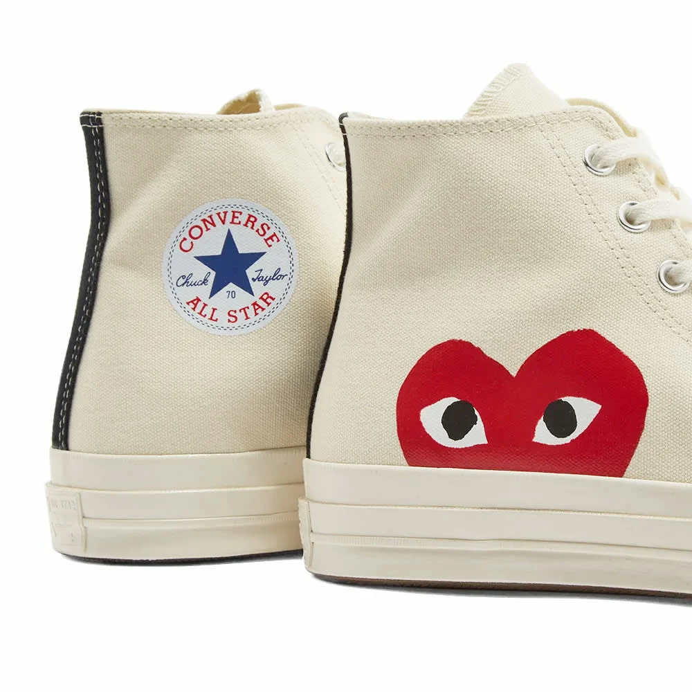 Comme Des Garçons Play Comme Des Garcons Play X Converse Chuck Taylor 1970s Hi 4 Comme Des Garçons Play Comme Des Garcons Play X Converse Chuck Taylor 1970s Hi - Image 4