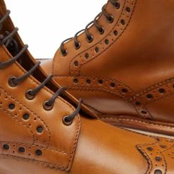 Grenson Fred V Brogue Boot -Luxury Sneakers Shop 10 01 2023 SI 110012 TAN 5 1