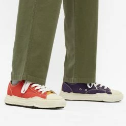 Maison MIHARA YASUHIRO Original Sole Colour Block Lowcut Sne -Luxury Sneakers Shop 10 04 2021 JD A05FW728 OG m6 1