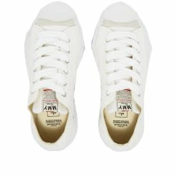Maison MIHARA YASUHIRO Hank Low Original Sole Spray Dyed Canvas Sneaker 10 Maison MIHARA YASUHIRO Hank Low Original Sole Spray Dyed Canvas Sneaker -Luxury Sneakers Shop 11 01 2022 AJ A08FW720 WH 5 1