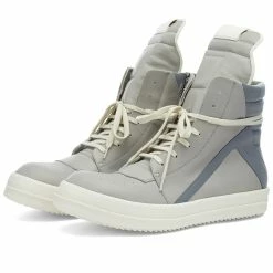 Rick Owens Pony Hair Geobasket Sneaker