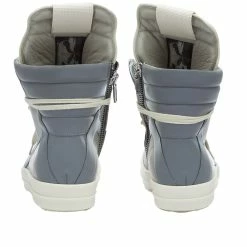 Rick Owens Pony Hair Geobasket Sneaker -Luxury Sneakers Shop 12 08 2022 si rr02b2894 lporx 8581 3