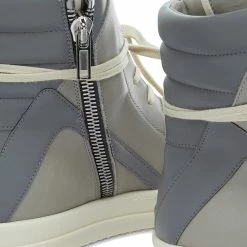 Rick Owens Pony Hair Geobasket Sneaker -Luxury Sneakers Shop 12 08 2022 si rr02b2894 lporx 8581 4