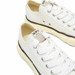Maison MIHARA YASUHIRO Peterson Low Vintage Sole Canvas Sneaker -Luxury Sneakers Shop 16 12 2022 MW A09FW733 WHT 4 1