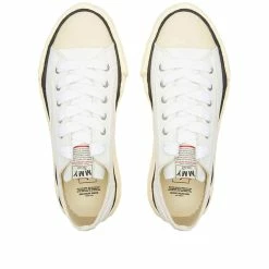 Maison MIHARA YASUHIRO Peterson Low Vintage Sole Canvas Sneaker -Luxury Sneakers Shop 16 12 2022 MW A09FW733 WHT 5 1
