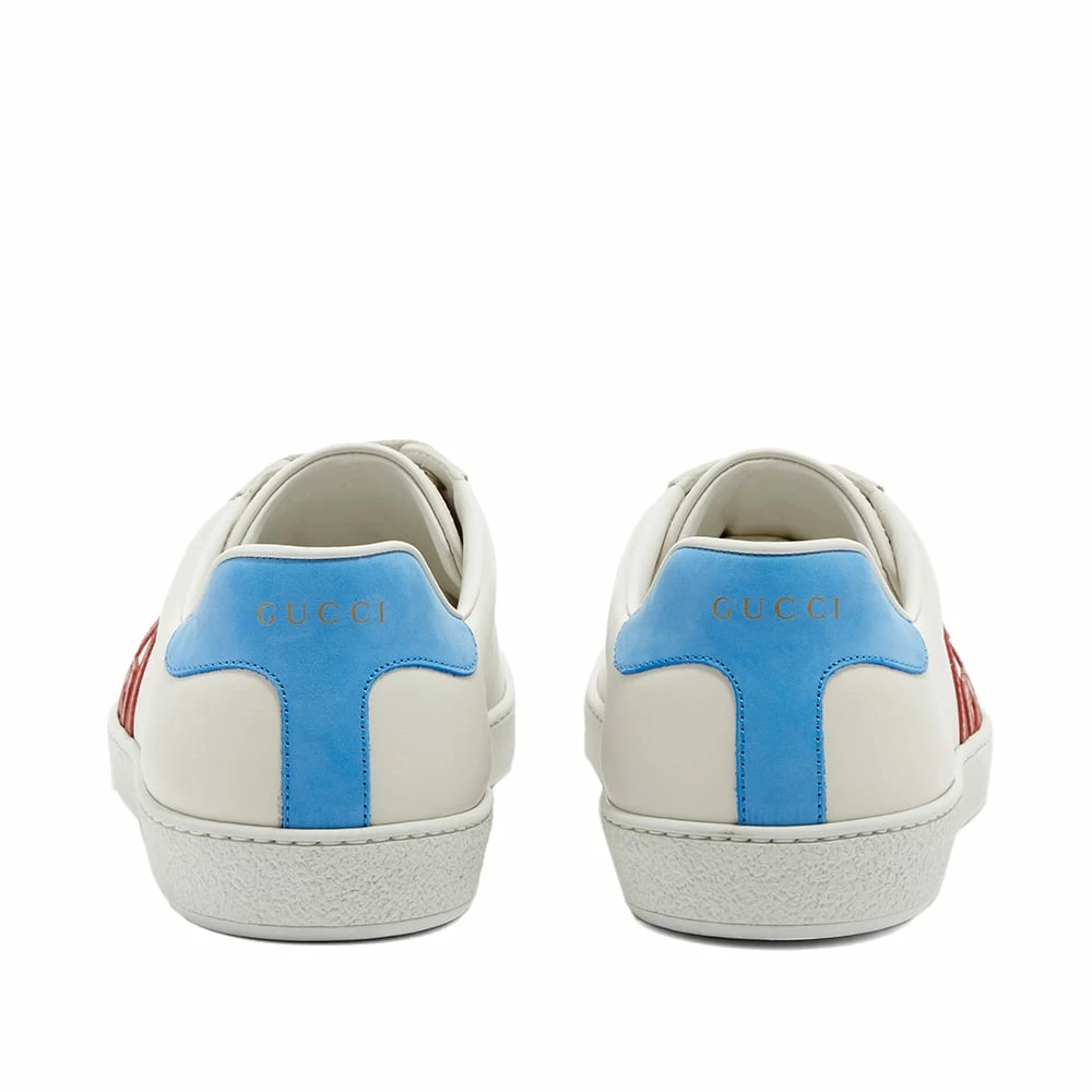 Gucci Contrast GG Patch New Ace Leather Sneaker 3 Gucci Contrast GG Patch New Ace Leather Sneaker - Image 3