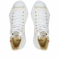 Maison MIHARA YASUHIRO Hank High Original Sole Toe Cap Canvas Sneaker 9 Maison MIHARA YASUHIRO Hank High Original Sole Toe Cap Canvas Sneaker -Luxury Sneakers Shop 20 12 22 MW A05FW701 WHT 5 1