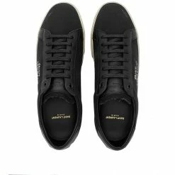 Saint Laurent SL06 Court Canvas Signature Sneaker -Luxury Sneakers Shop 22 04 2021 JA 611106 GUP50 1000 5 1