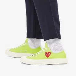 Comme Des Garçons Play Comme Des Garcons PLAY X Converse Chuck Taylor 70 Ox -Luxury Sneakers Shop 22 04 2021 JB P1K118 GRN m6 1