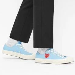 Comme Des Garçons Play Comme Des Garcons PLAY X Converse Chuck Taylor 70 Ox -Luxury Sneakers Shop 22 04 2021 JD P1K118 BLU m6 1