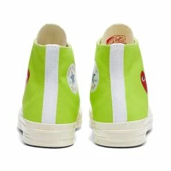 Comme Des Garçons Play Comme Des Garcons PLAY X Converse Chuck Taylor 70 Hi -Luxury Sneakers Shop 23 04 2021 MB P1K119 GRN 3 1
