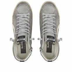 Golden Goose Slide Waxed Suede Sneaker -Luxury Sneakers Shop 27 01 23 LS GMF00115 F003231 60364 5 1