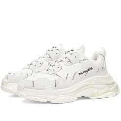 Balenciaga All Over Logo Triple S Sneaker