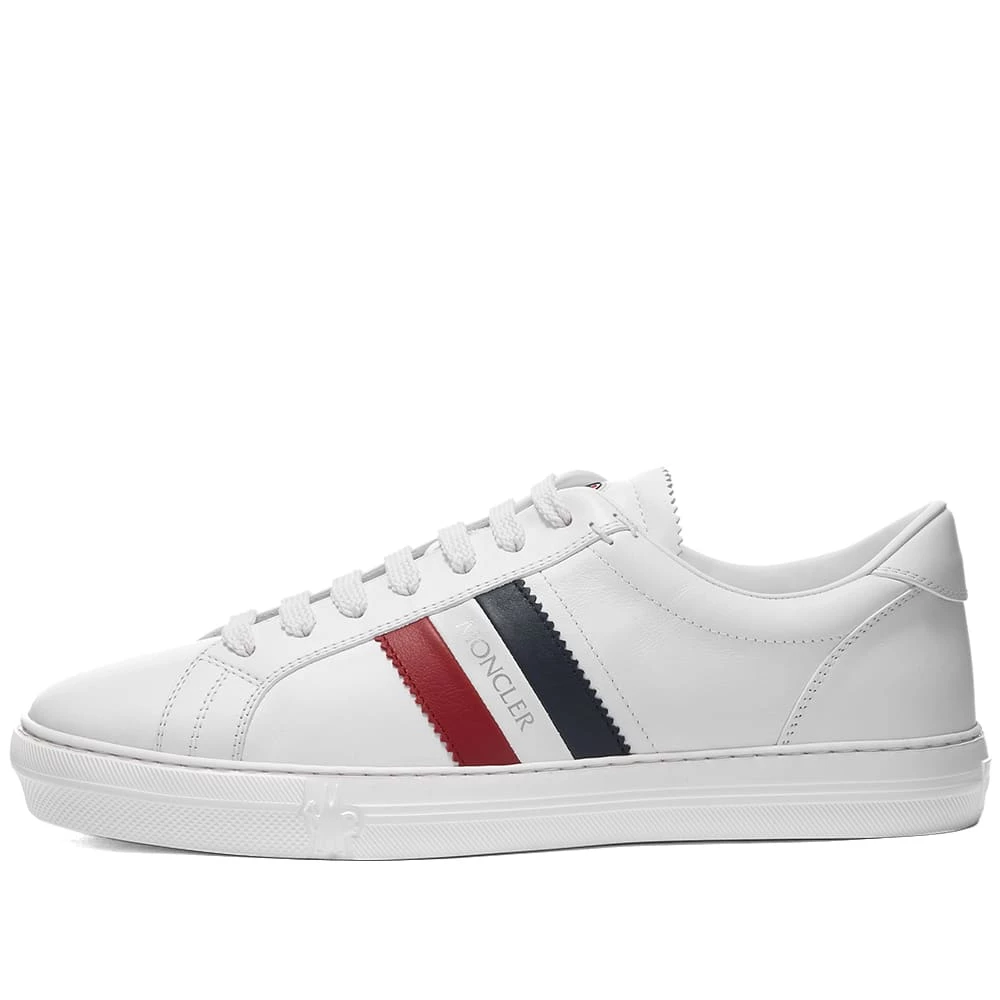 Moncler New Monaco Tricolour Band Cupsole Sneaker 2 Moncler New Monaco Tricolour Band Cupsole Sneaker - Image 2