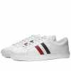 Moncler New Monaco Tricolour Band Cupsole Sneaker