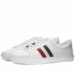 Moncler New Monaco Tricolour Band Cupsole Sneaker