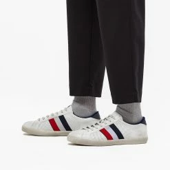 Moncler Tricolour Stripe Sneaker -Luxury Sneakers Shop 28 05 2021 ll 4m713 00 02s7x 032 m6