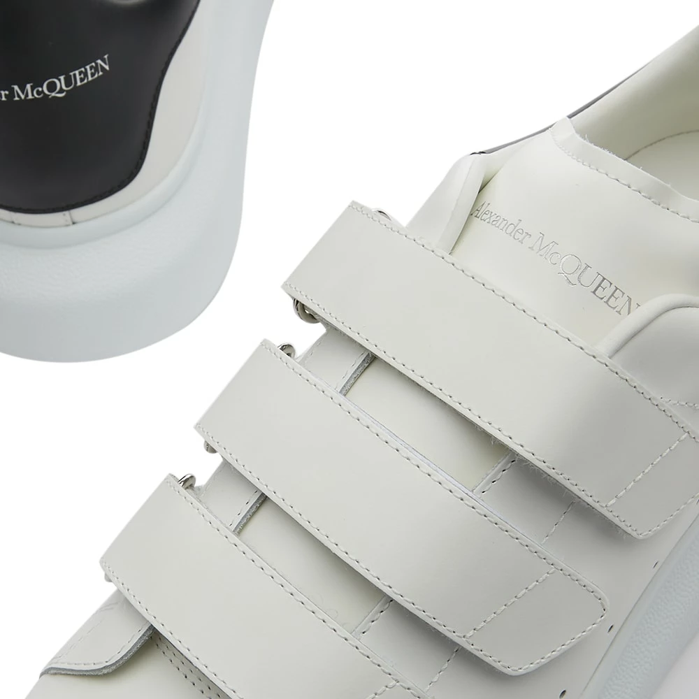 Alexander McQueen Heel Tab Triple Velcro Wedge Sole Sneaker 4 Alexander McQueen Heel Tab Triple Velcro Wedge Sole Sneaker - Image 4