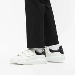 Alexander McQueen Heel Tab Triple Velcro Wedge Sole Sneaker 11 Alexander McQueen Heel Tab Triple Velcro Wedge Sole Sneaker -Luxury Sneakers Shop 28 07 2022 LL 705067WHGP5 9061 m6 1
