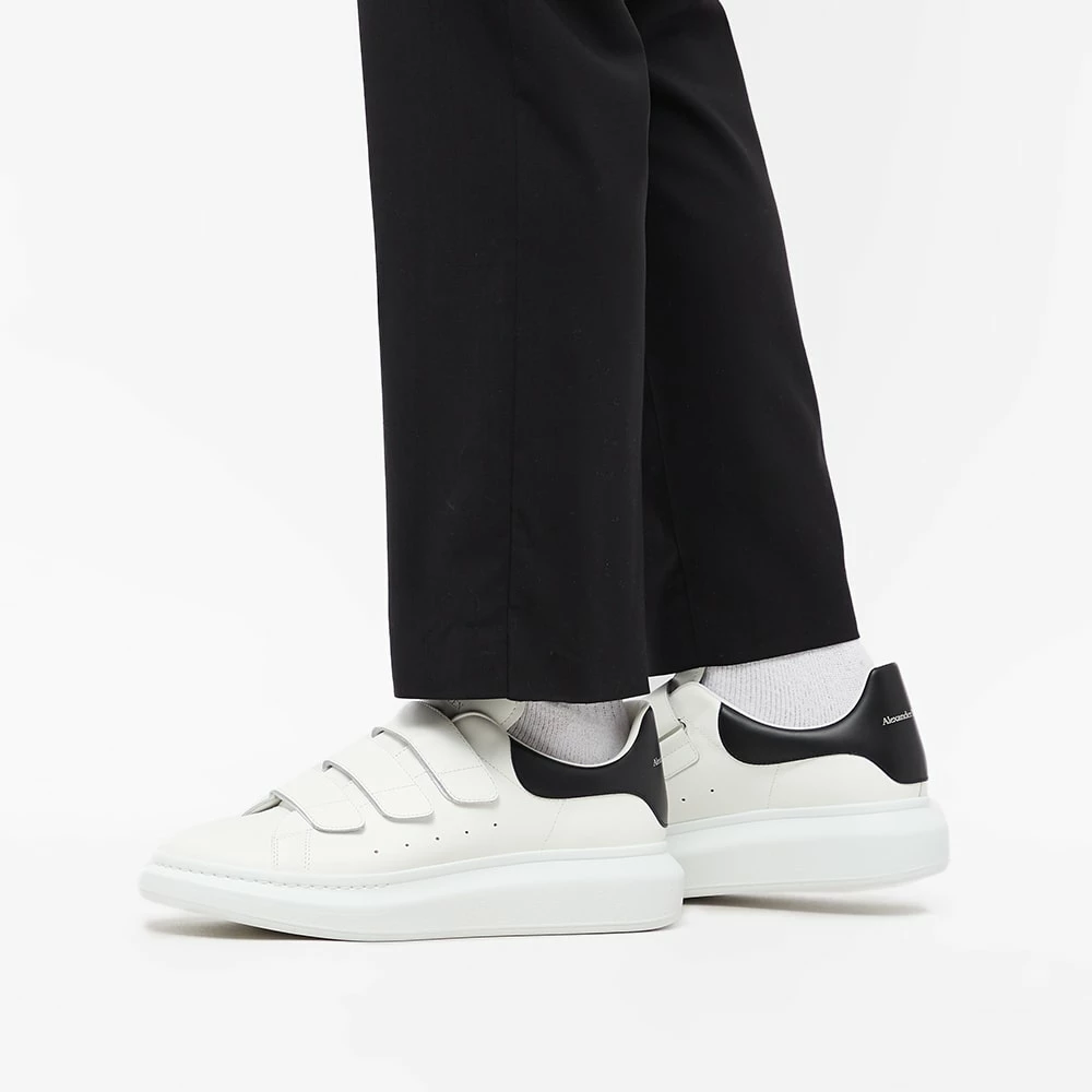 Alexander McQueen Heel Tab Triple Velcro Wedge Sole Sneaker 6 Alexander McQueen Heel Tab Triple Velcro Wedge Sole Sneaker - Image 6