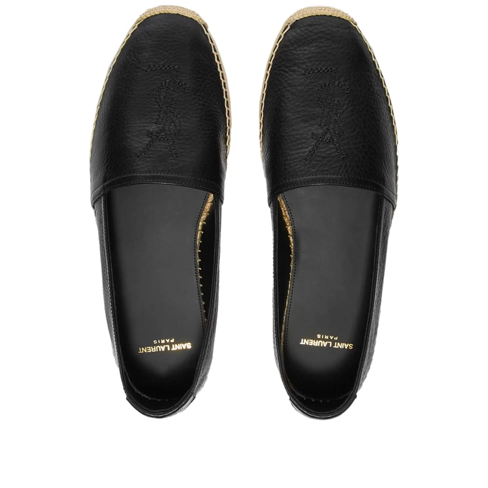 Saint Laurent Leather Espadrille 4 Saint Laurent Leather Espadrille - Image 4