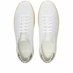 Saint Laurent SL-06 Court Leather Signature Sneaker -Luxury Sneakers Shop 29 10 2021 BLR 61068500NL0 9381 5 1