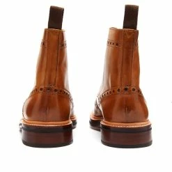 Grenson Fred Brogue Boot 8 Grenson Fred Brogue Boot -Luxury Sneakers Shop 31 01 23 JF 110011 TAN 3 1